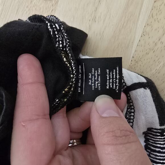 Deletta Anthropologie Dress Womens Small Abstract Sleeveless V Neck Wrap Mini - Picture 4 of 10